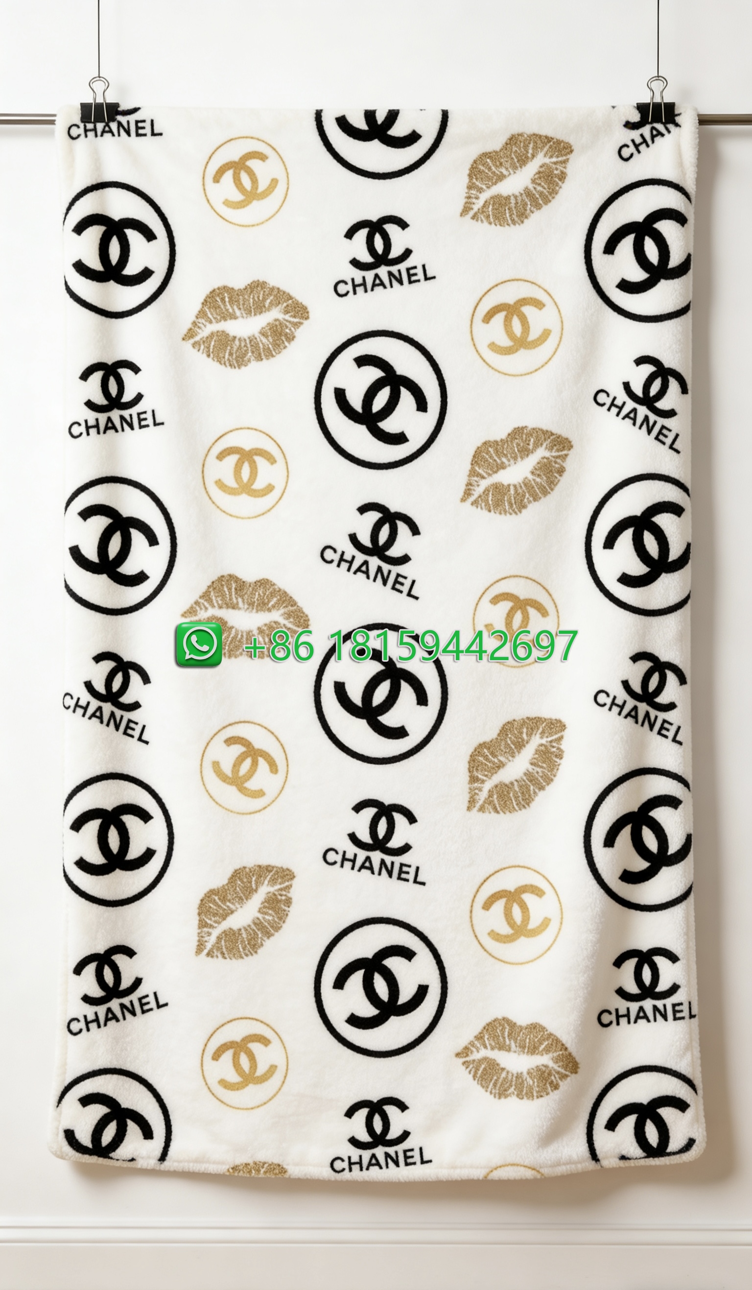 Chanel Throw Blankets